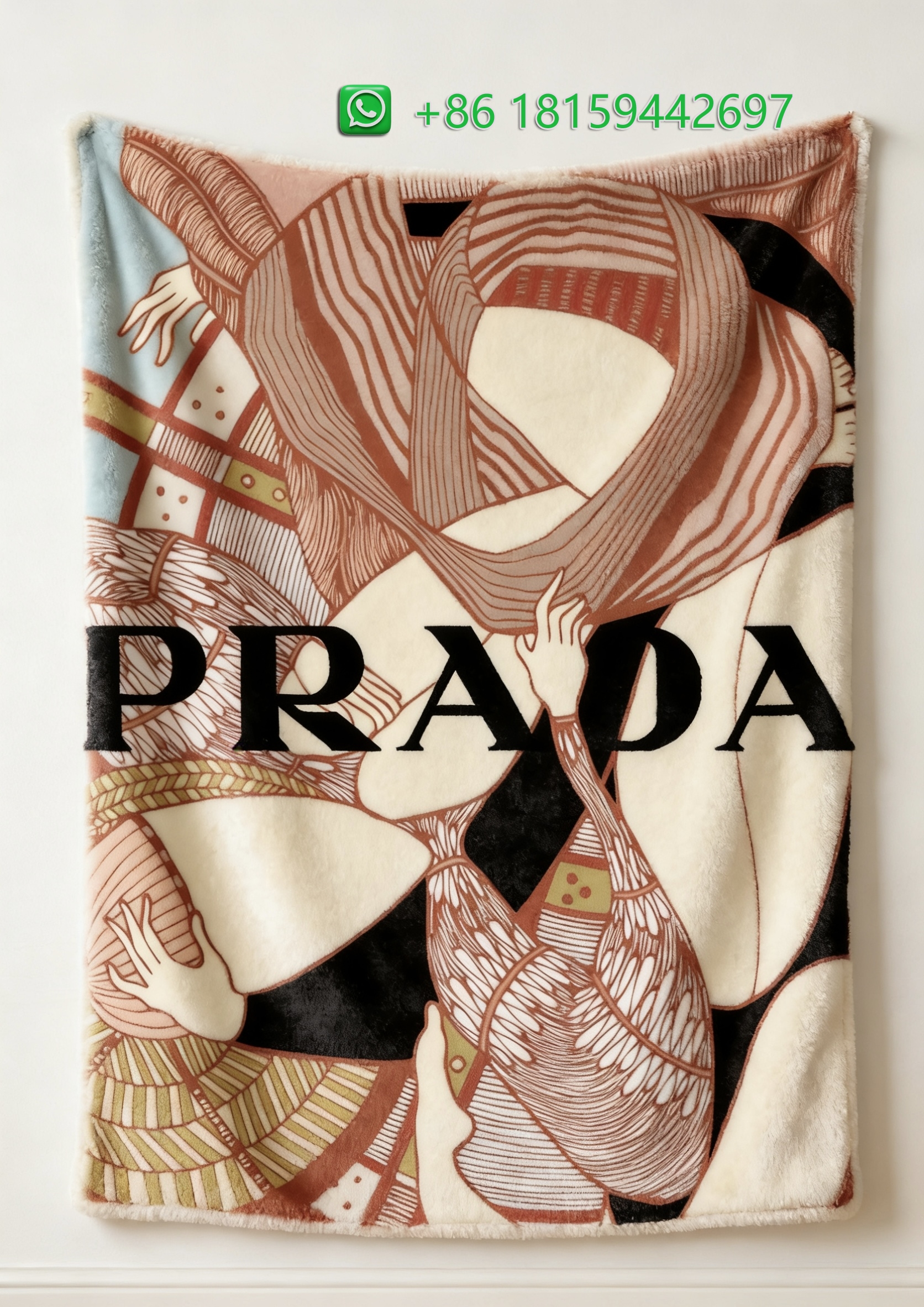 Prada Throw Blankets